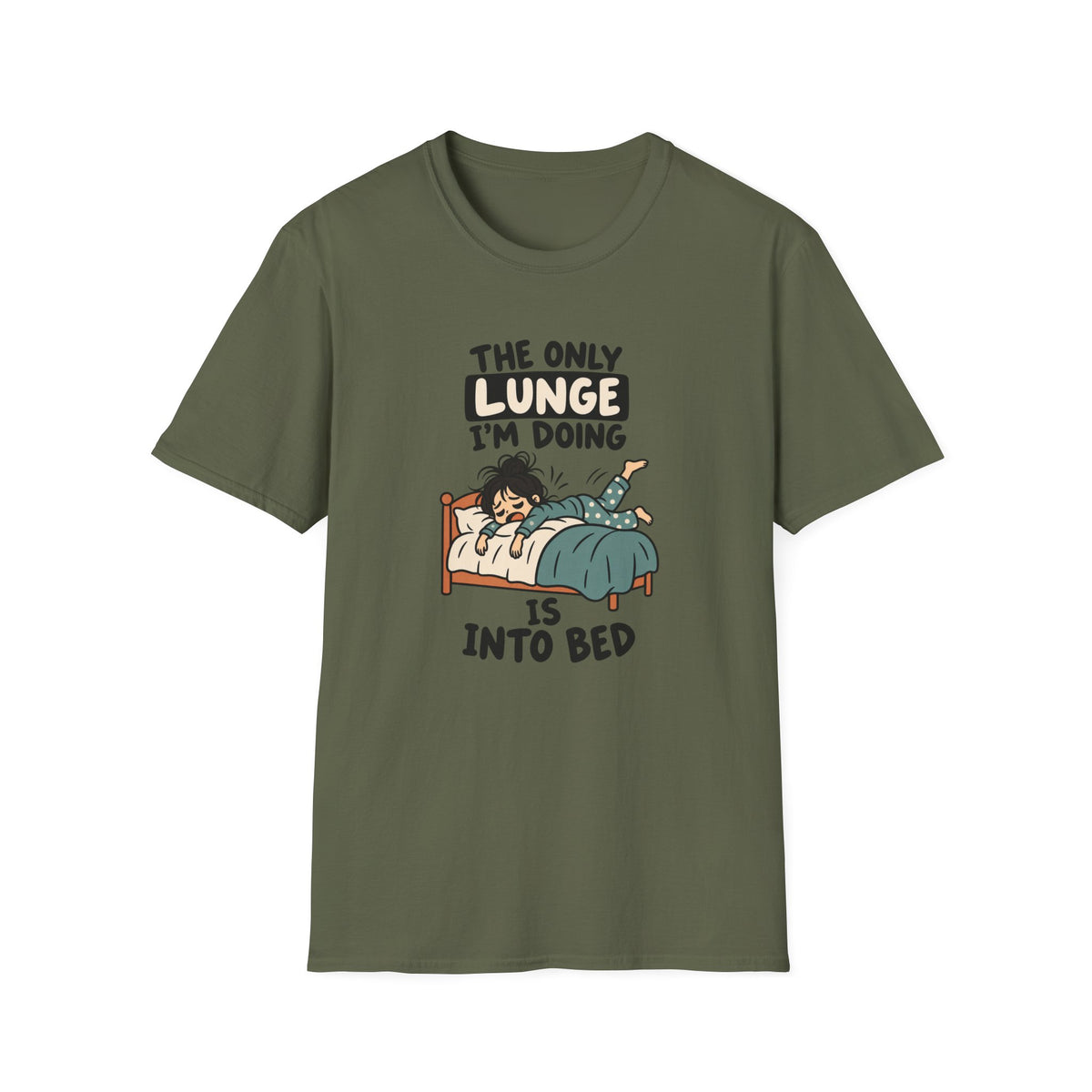Lunge Bed T-Shirt