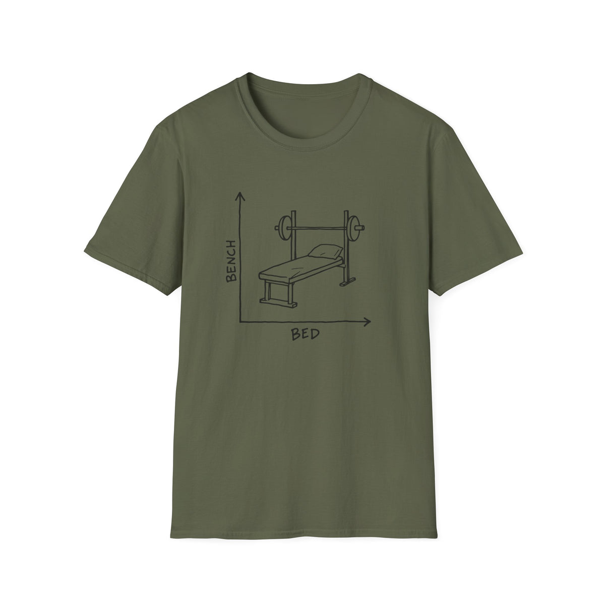 Bench Bed T-Shirt